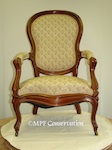 American Southern Yellow Pine Hoopback Armchair